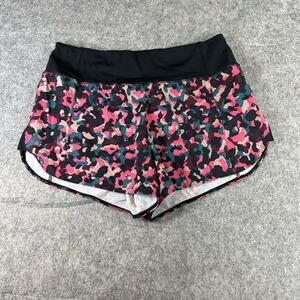 Athleta Running Free Printed Shorts 3.5" Medium Outdoor Athletic Exercise Multi